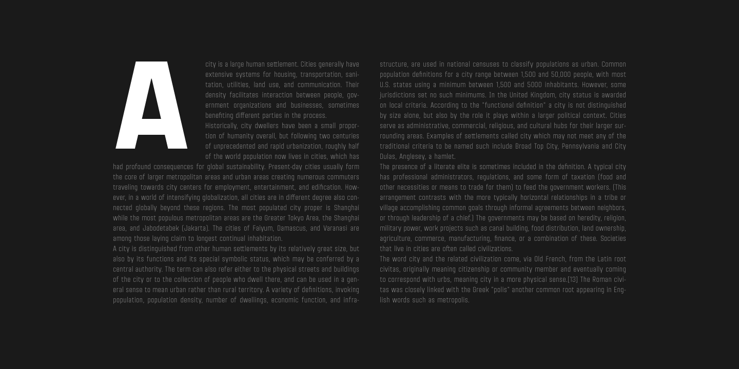 Citadina Medium Italic Font preview